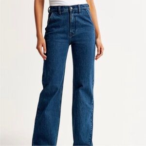 Abercrombie & Fitch- 90s Relaxed Jean- HIGH RISE, TROUSER POCKETS